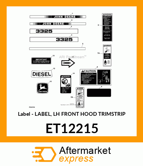 Label ET12215