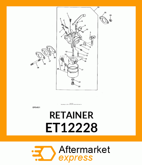 Retainer ET12228