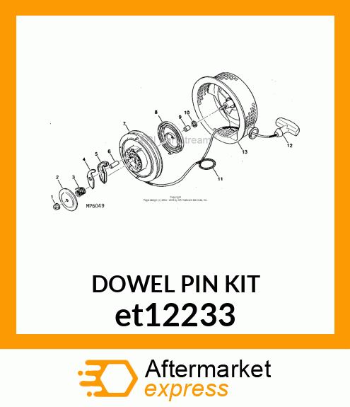 DOWEL PIN KIT et12233