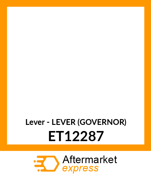Lever - LEVER (GOVERNOR) ET12287