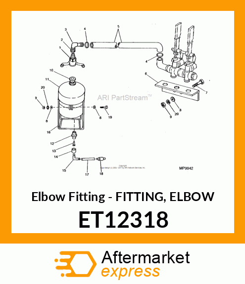 Elbow Fitting - FITTING, ELBOW ET12318