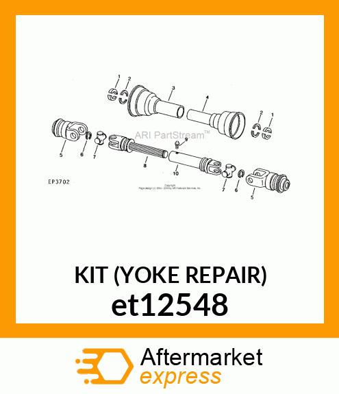 KIT (YOKE REPAIR) et12548