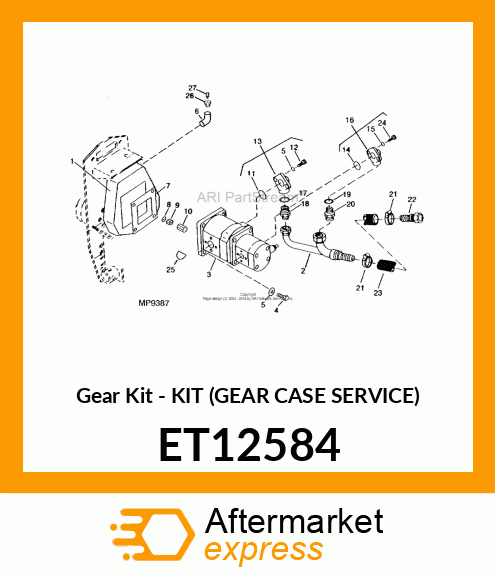 Kit Gear Case Service ET12584