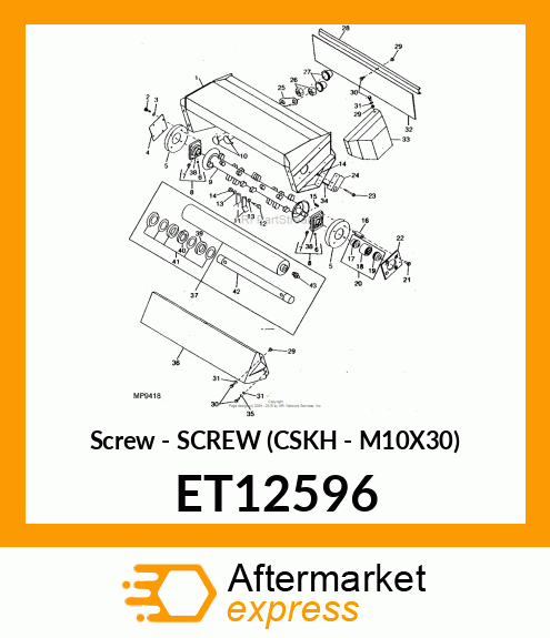 Screw - SCREW (CSKH - M10X30) ET12596