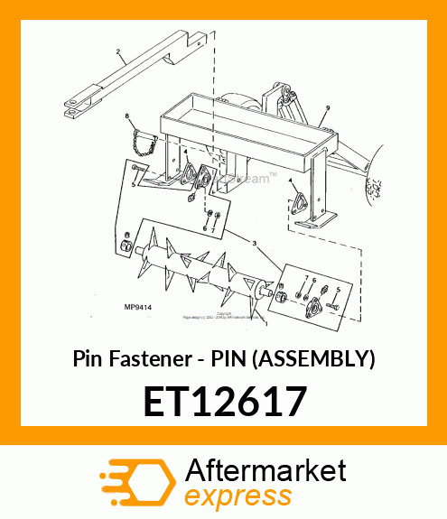 Pin Fastener - PIN (ASSEMBLY) ET12617