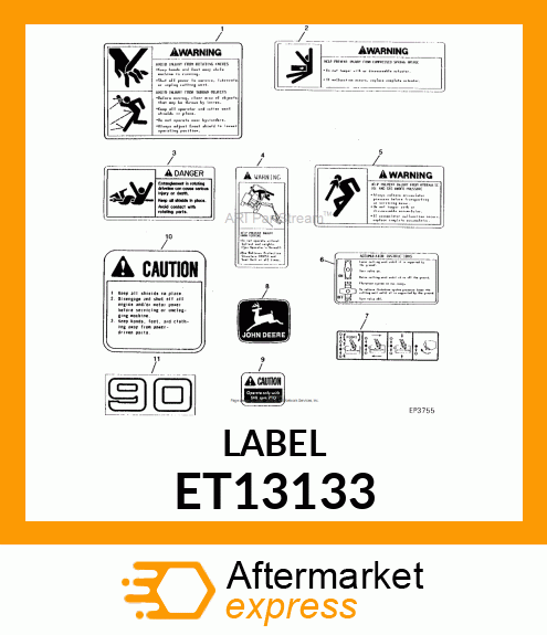 Label ET13133