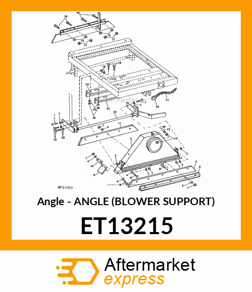 Angle - ANGLE (BLOWER SUPPORT) ET13215