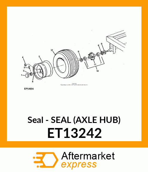 Seal Axle Hub ET13242