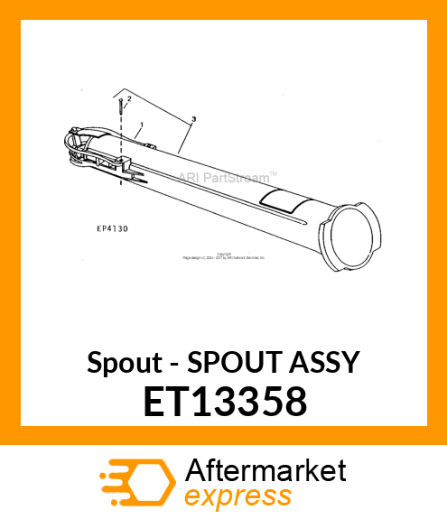 Spout - SPOUT ASSY ET13358