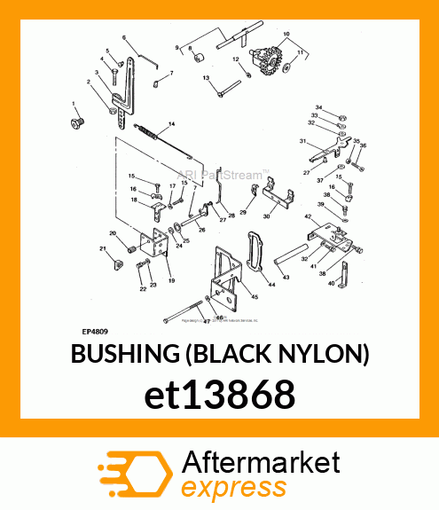 BUSHING (BLACK NYLON) et13868