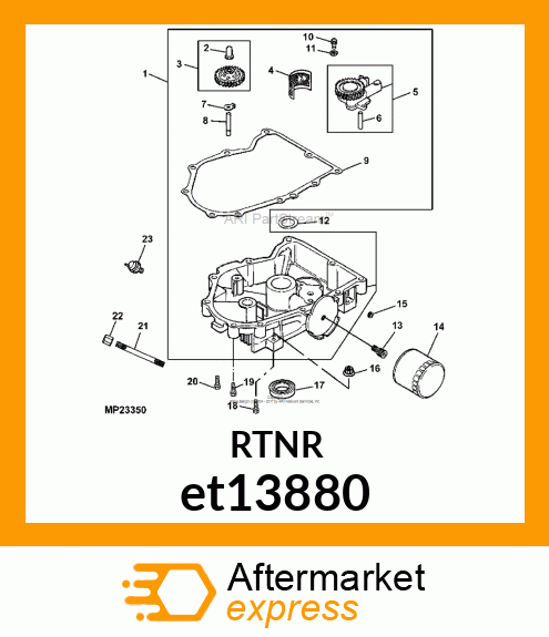 RETAINER et13880