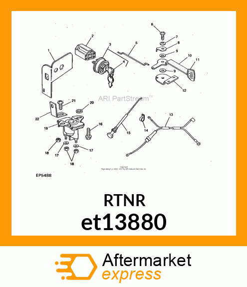 RETAINER et13880