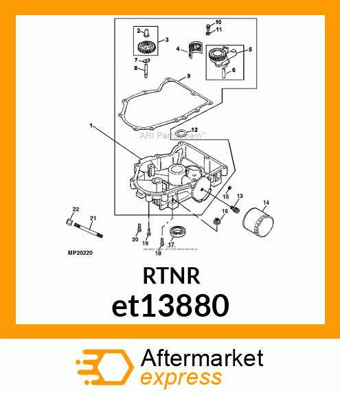 RETAINER et13880