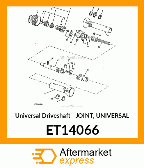 Universal Driveshaft ET14066