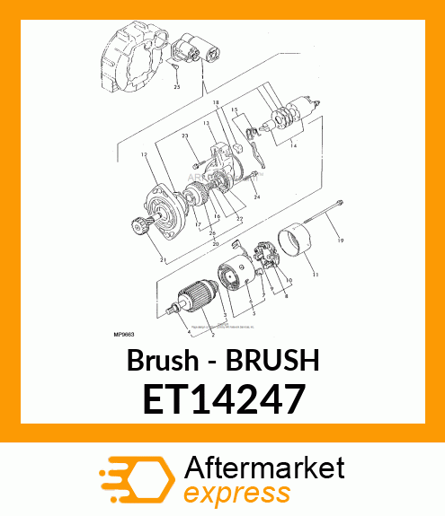 Brush ET14247