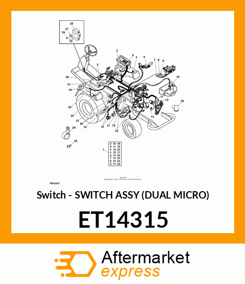 Switch - SWITCH ASSY (DUAL MICRO) ET14315