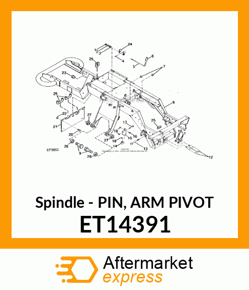 Pin Arm Pivot ET14391