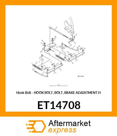 Hook Bolt ET14708