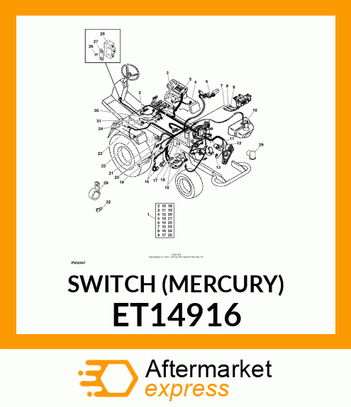 SWITCH (MERCURY) ET14916