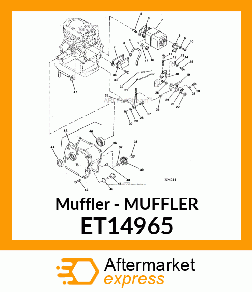 Muffler ET14965