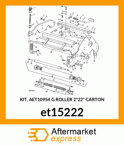 KIT, AET10954 G.ROLLER 2"22" CARTON et15222