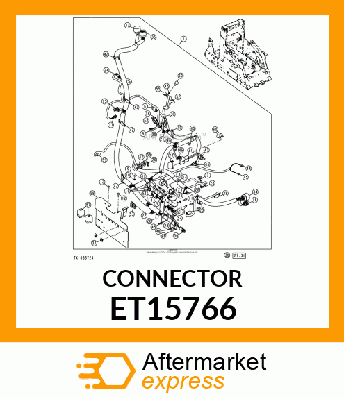 Elec. Connector Housing ET15766