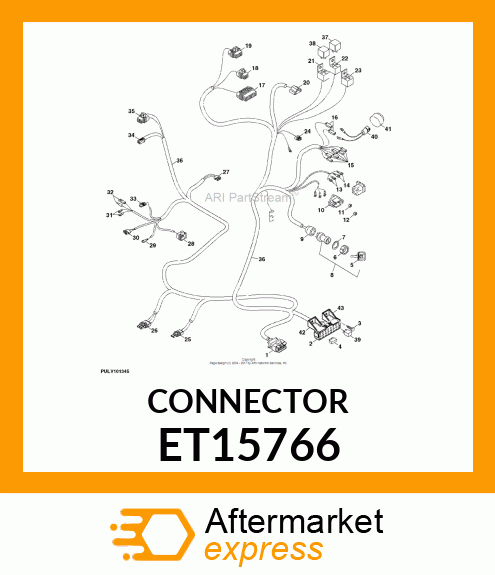 Elec. Connector Housing ET15766