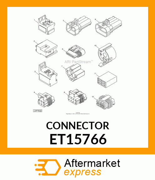 Elec. Connector Housing ET15766