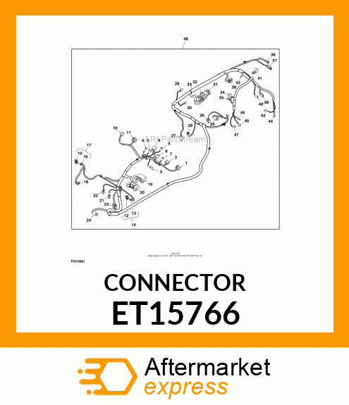 Elec. Connector Housing ET15766