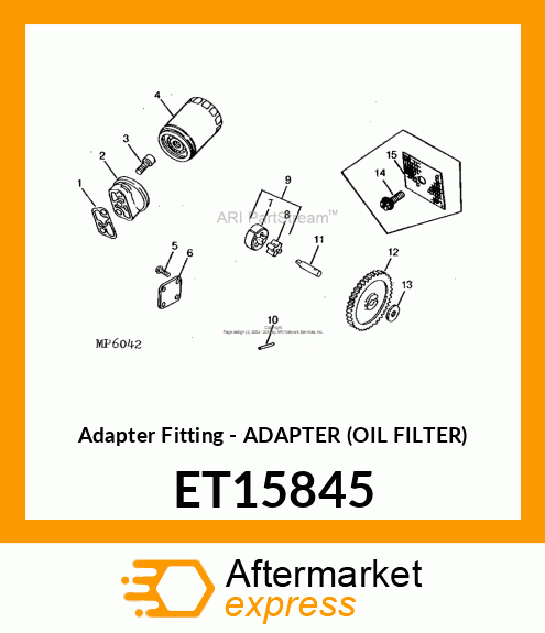 Adapter Oil Filter ET15845