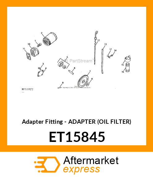 Adapter Oil Filter ET15845