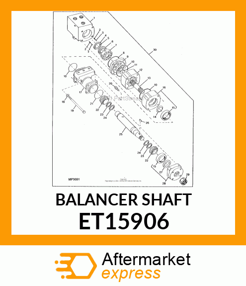 Balancer Shaft ET15906