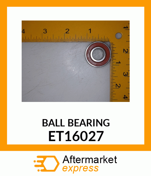 BEARING, BALL (SINGLE ROW) ET16027