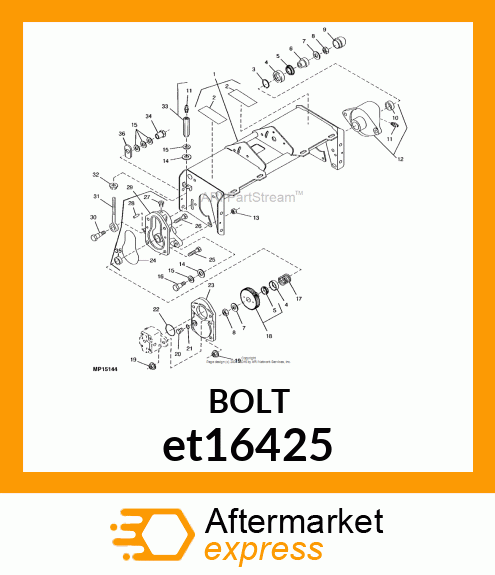 BOLT, SHOULDER et16425