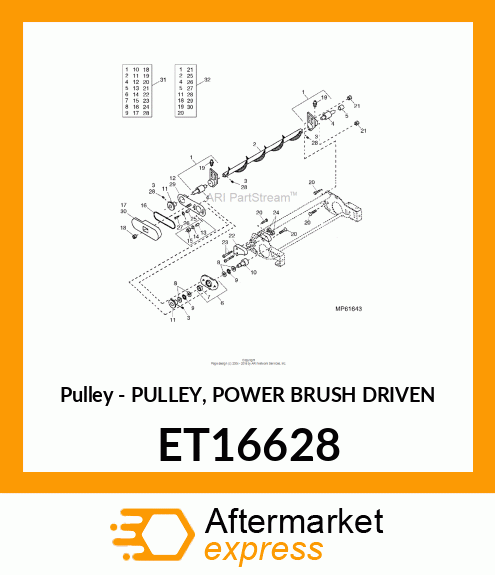 Pulley ET16628