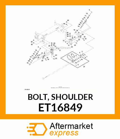 BOLT, SHOULDER ET16849