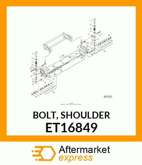 BOLT, SHOULDER ET16849