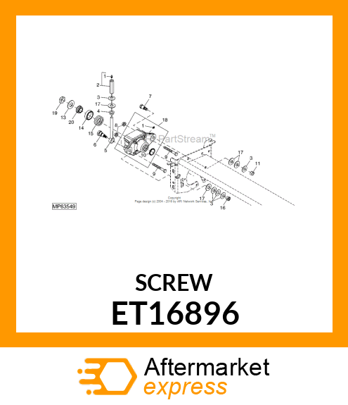 SCREW, REEL ADJUSTER ET16896