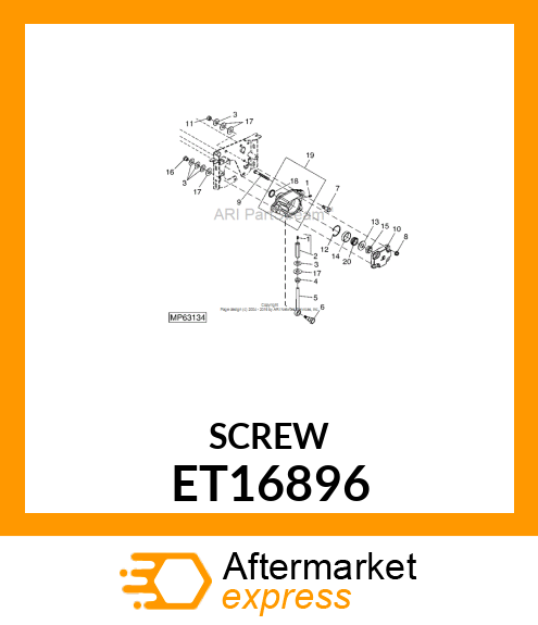 SCREW, REEL ADJUSTER ET16896