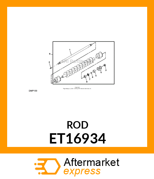 SHAFT, ROLLER ET16934