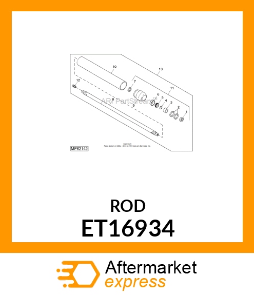 SHAFT, ROLLER ET16934