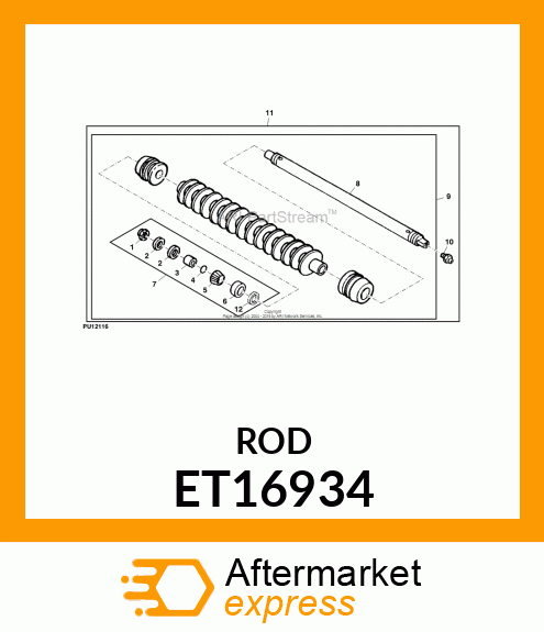 SHAFT, ROLLER ET16934