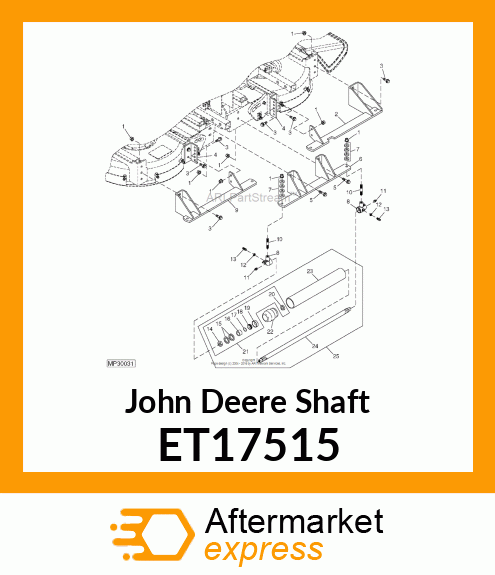 SHAFT, ROLLER ET17515