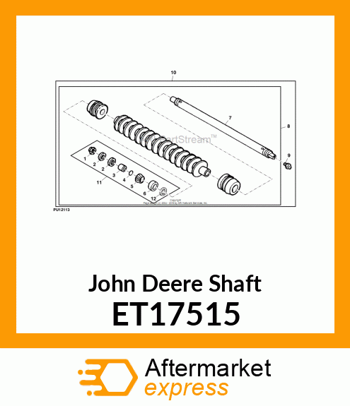 SHAFT, ROLLER ET17515