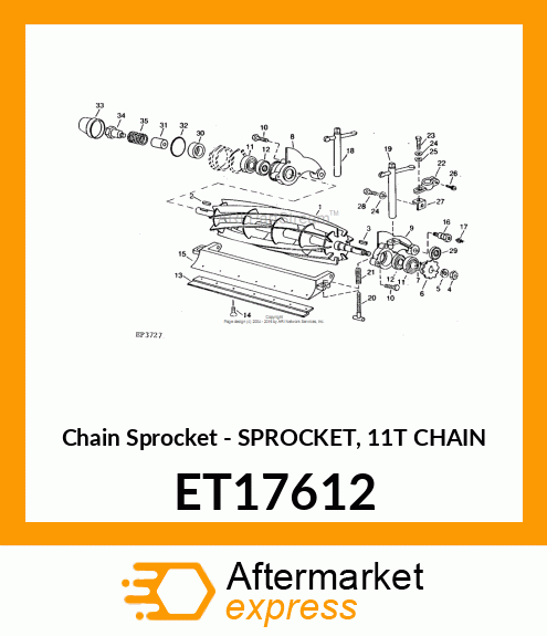 Chain Sprocket ET17612