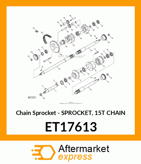 Chain Sprocket ET17613