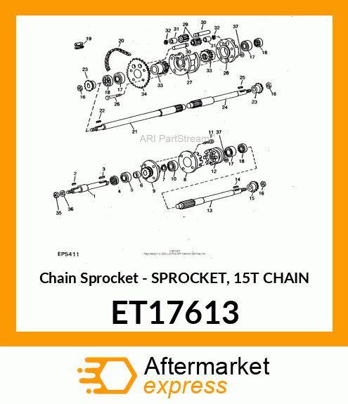 Chain Sprocket ET17613