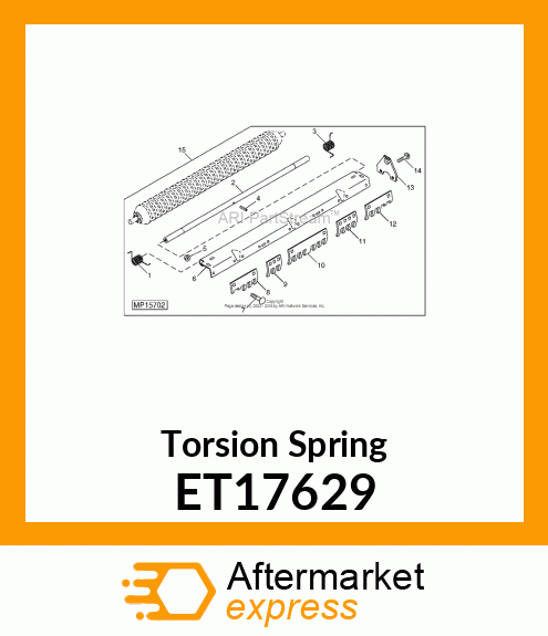 Torsion Spring ET17629