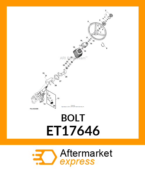 STUD, CLAMP BLOCK ET17646