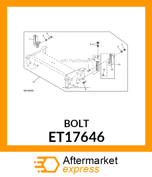 STUD, CLAMP BLOCK ET17646